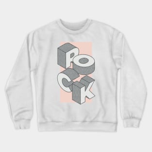 Rock will live Forever - Vintage Rock and Roll - Retro Music is Life Crewneck Sweatshirt